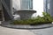 Fountain and group modern builings in Shenzhen