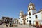 Fountain of Hercules and Church of Our Lady of Socorro, Ronda, Malaga Province, Spain