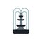 Fountain icon in flat style