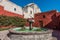 Fountain inside Santa Catalina monastery Arequipa Peru