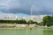 Fountain in the Jardin des Tuileries Tuileries garden, 1564.Jardin des Tuileries is public garden located between Louvre Museum