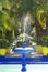 A fountain in the Jardin Majorelle in Marrakesh.