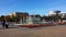 Fountain on the Kosciuszko Square in Gdynia, Poland.