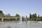 Fountain from Linha`D`Aqua in the Jardim Amalia Rodrigues Park from Lisbon city