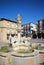 Fountain of the lions in the Plaza de Populo, Baeza, Spain.