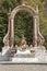 Fountain of mars in the gardens of la granja de san ildefonso