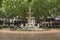 Fountain of the Matriz or Constitution Square, in Montevideo, Uruguay