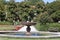 Fountain in the Munich\\\'s Hofgarten, where both garden and gazebo are designed in the Italian Renaissance style