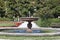 Fountain in the Munich\\\'s Hofgarten, where both garden and gazebo are designed in the Italian Renaissance style