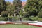 Fountain in the Munich\\\'s Hofgarten, where both garden and gazebo are designed in the Italian Renaissance style