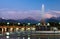 Fountain in National Park of Almaty