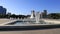 Fountain in national park in front of house of government in Baku. The Republic of