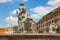 Fountain on the Navona square, Rome, Italy