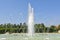 Fountain near to the university of Debrecen city