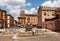 Fountain of Neptune in Bologna. Italy.