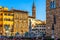 Fountain Neptune in Piazza della Signoria in Florence