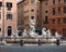 Fountain of the Neptune in Rome.