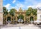 The fountain of Neptune on the Stanislas square in Nancy, France