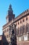 Fountain of Neptune and town hall in Bologna