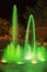 Fountain at night in Baska, Croatia