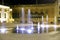 Fountain at night. Valetta, Malta.