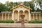 Fountain and Orangery in chateau park on Castle Sychrov