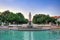 Fountain outside University of Texas Tower, Austin, Texas