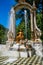 Fountain at palace gardens of La Granja de san Ildefons