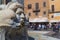 Fountain of the Pantheon (Fontana del Pantheon) closeup