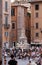 Fountain of the Pantheon in the Piazza della Rotonda in front of the Roman Pantheon, Rome