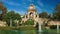 Fountain in Parc de la Ciutadella called Cascada in Barcelona, Spain