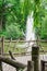 Fountain in the park Volkspark Friedrichshain