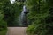 Fountain on Peacock Island in Spring, Wannsee, Zehlendorf, Berlin