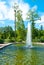 Fountain in Peterhof Park