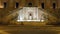 Fountain on Piazza del Campidoglio. Night. Rome,