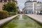 Fountain in Place de la Liberation, Troyes, Aube Champagne-Ardenne France