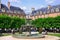 Fountain on Place des Vosges, Paris