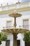 Fountain in the Plaza de Pilar Redondo Square, Zafra