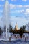 Fountain on Poklonnaya Hill, Russia