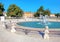 Fountain at Prato della Valle in Padua