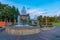 Fountain at Queens park in Invercargill, New Zealand