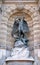 Fountain Saint Michel at Place Saint Michel in Paris