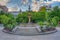 Fountain at San Lazaro park at Ourense, Spain