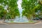 Fountain situated at the alley Paul Boulet in Montpellier, France