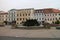 Fountain on Slovak National Uprising square in Banska Bystrica in Slovakia