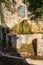 A fountain in the small town of Mazaugues in the Var department, in France