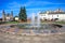 Fountain in Sovetsk, Russia