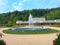 Fountain on the spa square in Luhacovice, Czech Republic