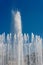 Fountain splashes - Piazza Castello Milan Italy