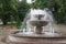 The fountain in the square in the city centre of Ulyanovsk
